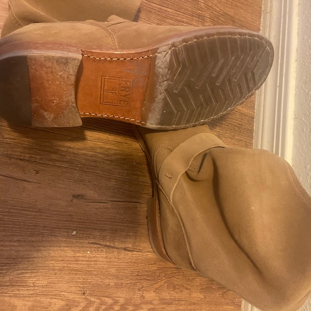 Frye Tan Leather Boots 8.5B - Picture 4 of 4